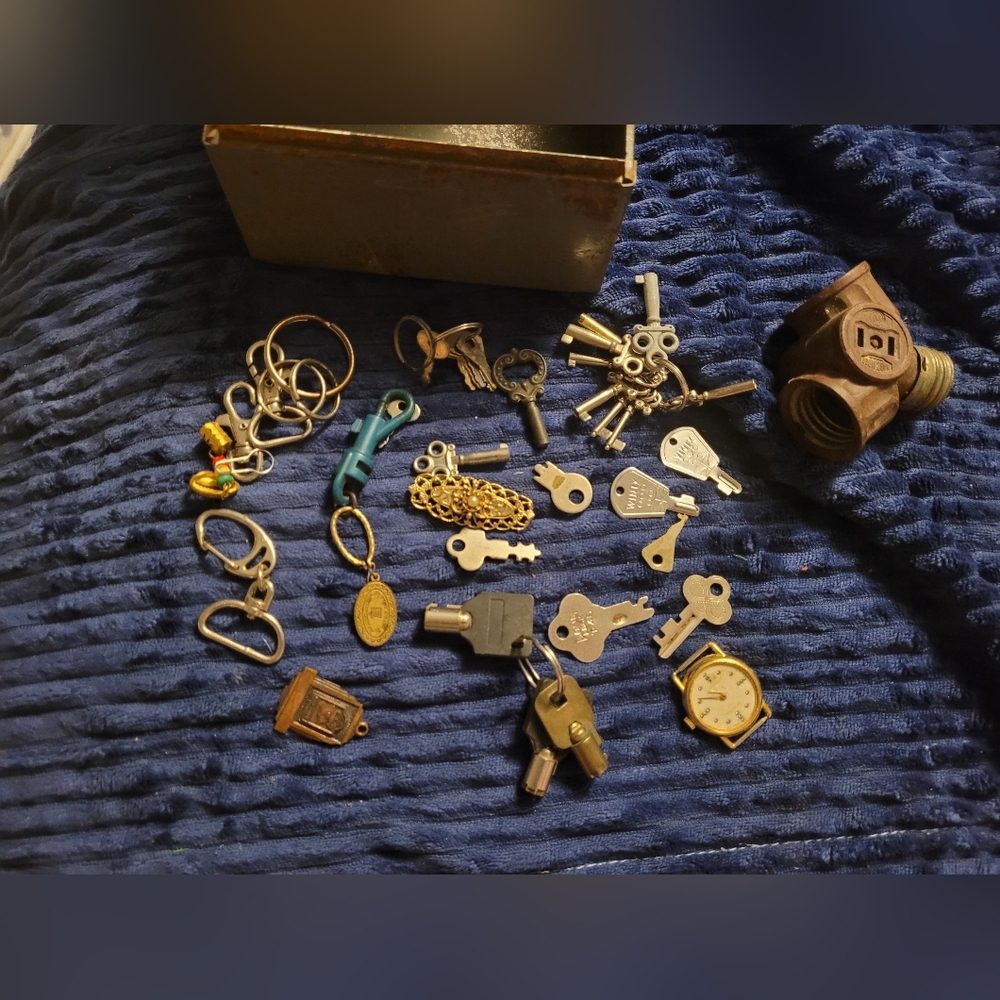 Vintage Key and Lock Collection